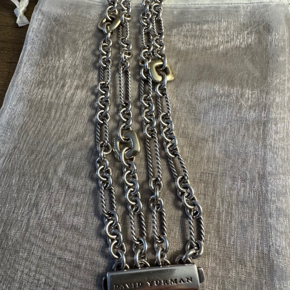 David Yurman 18k Gold silver braclet - Picture 4 of 7